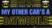 Batman double-sided car sticker